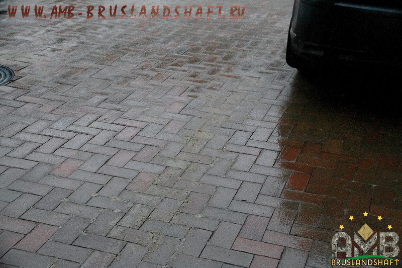 Брусчатка без ограничителей швов впритык друг к другу