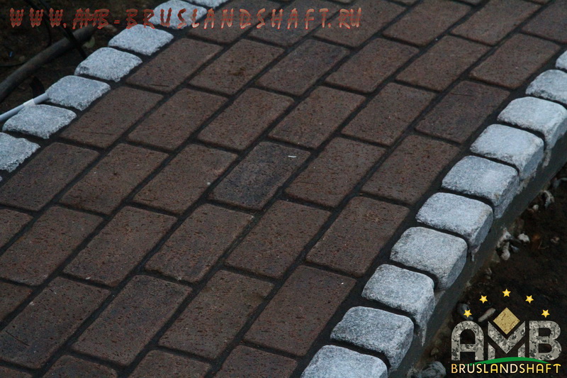 Шов галтованный у брусчатки