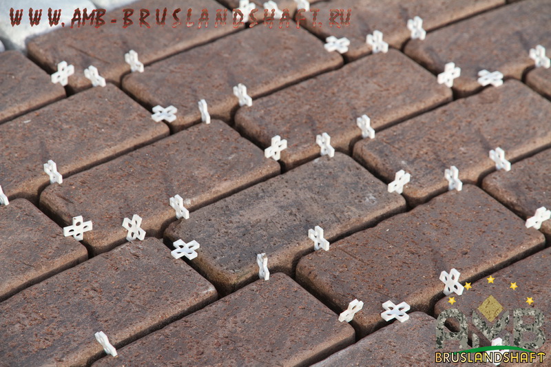 Шов галтованный у брусчатки