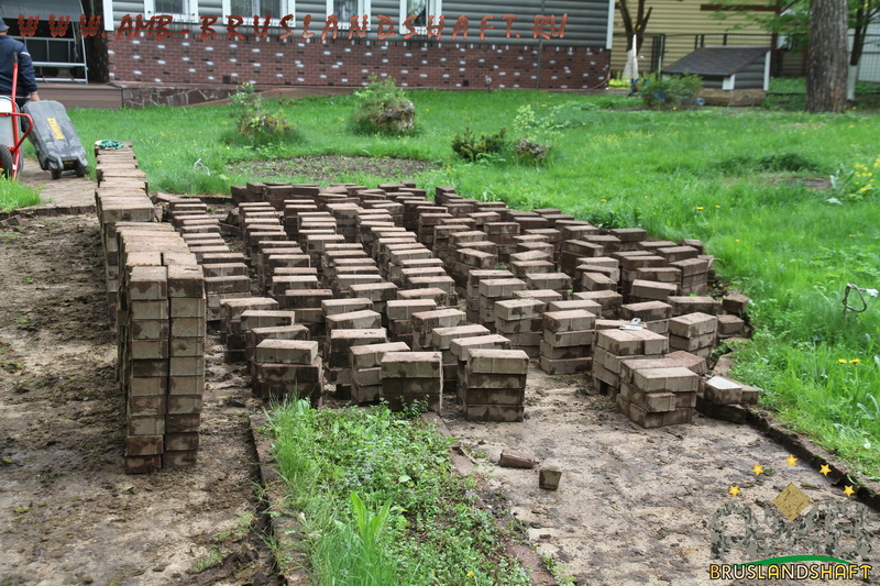 Вымывание песка, деформация брусчатки