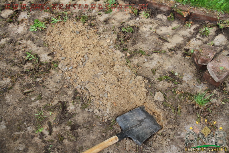 Вымывание песка, деформация брусчатки