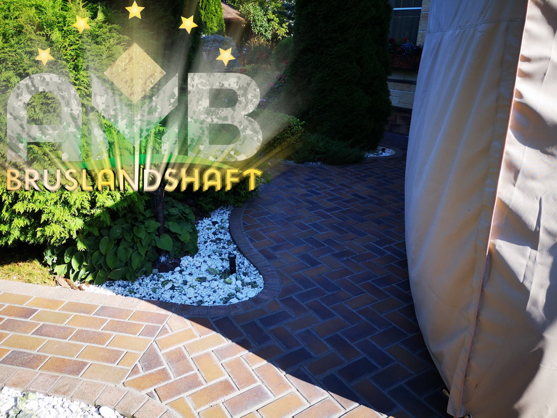 Правильная укладка клинкерной брусчатки