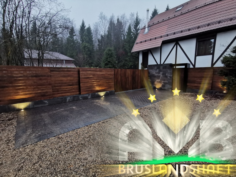 Правильная укладка клинкерной брусчатки