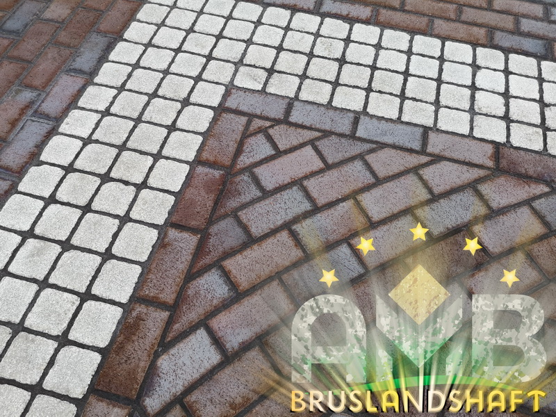 Правильная укладка клинкерной брусчатки