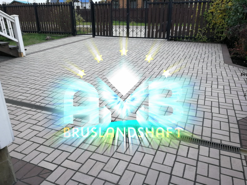 Правильная укладка клинкерной брусчатки