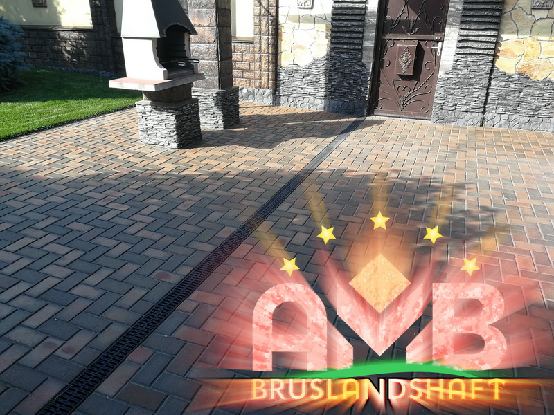 Правильная укладка клинкерной брусчатки