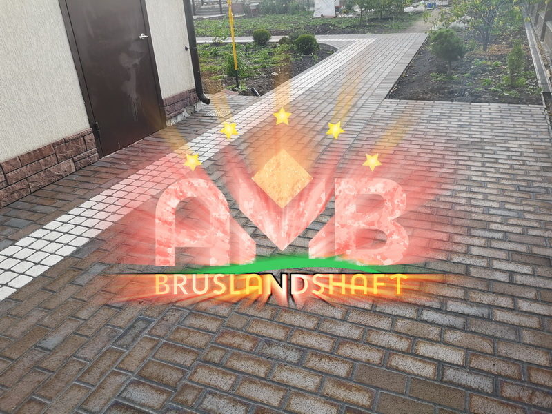 Правильная укладка клинкерной брусчатки