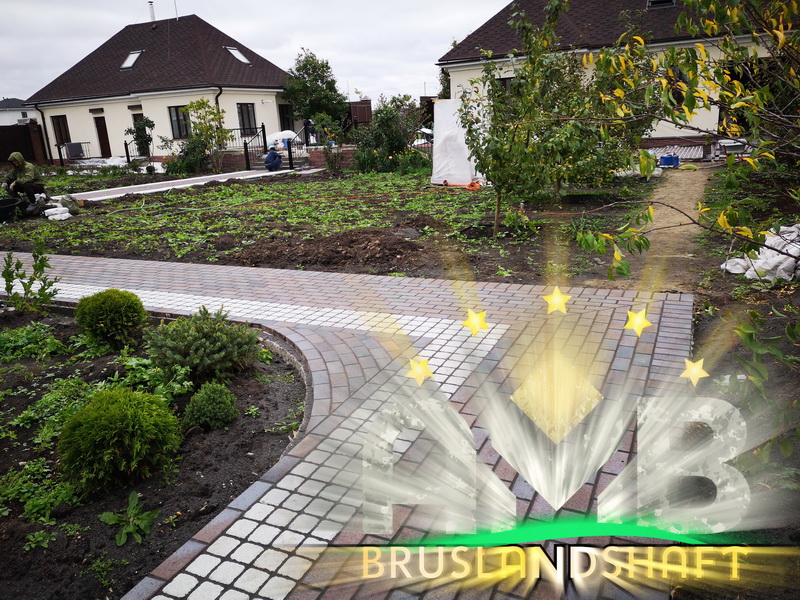 Правильная укладка клинкерной брусчатки