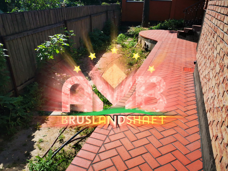 Правильная укладка клинкерной брусчатки