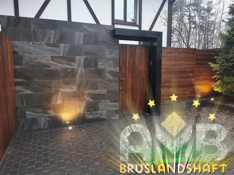 Правильная укладка клинкерной брусчатки