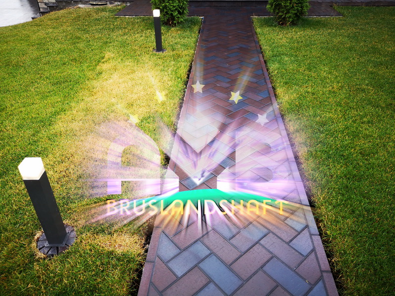 Правильная укладка клинкерной брусчатки