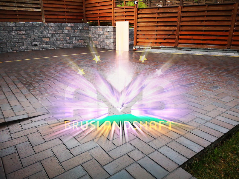 Правильная укладка клинкерной брусчатки