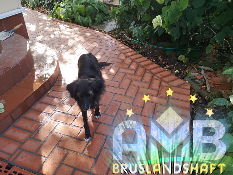 Правильная укладка клинкерной брусчатки