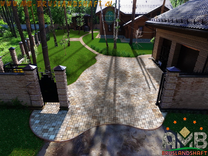 Раскладки, проектирование клинкерной брусчатки