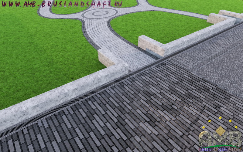 Раскладки, проектирование клинкерной брусчатки