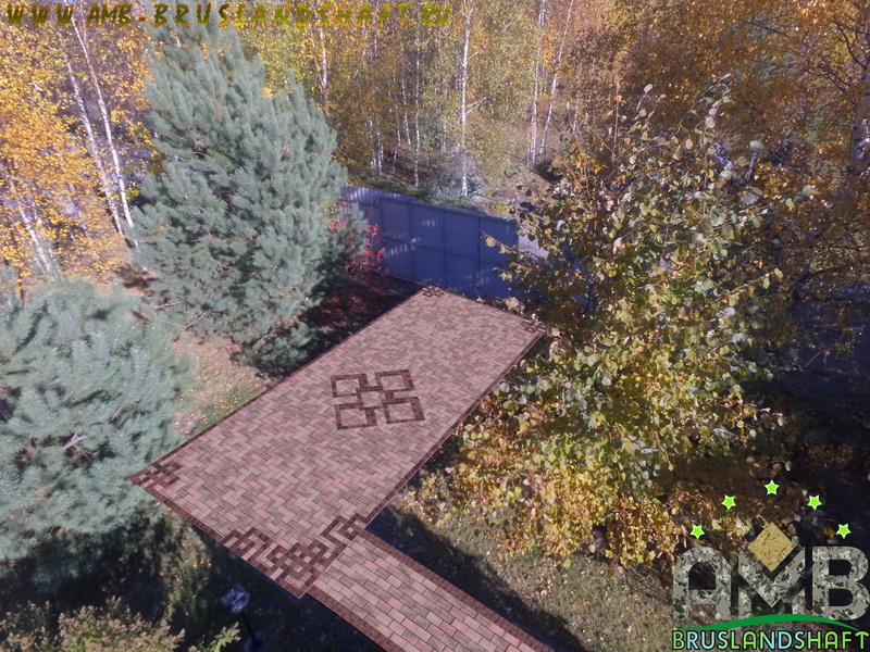 Раскладки, проектирование клинкерной брусчатки