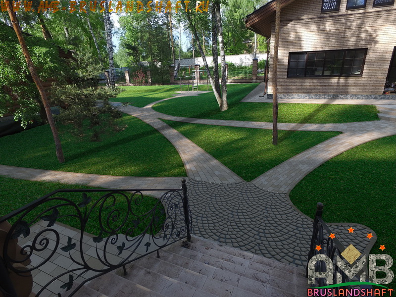 Раскладки, проектирование клинкерной брусчатки