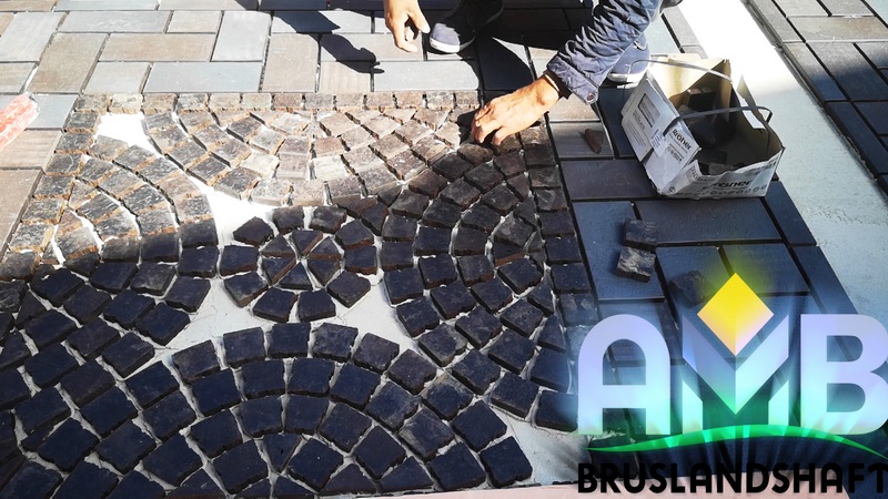 Узоры из клинкерной брусчатки