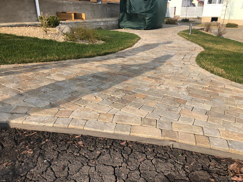 Несовременная укладка брусчатки