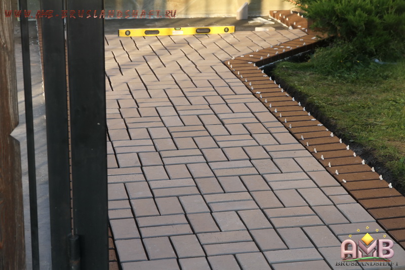 Правильная установка бордюров