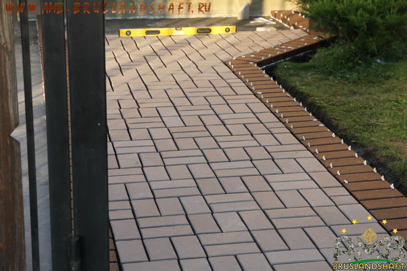 Укладка стандартного мощения