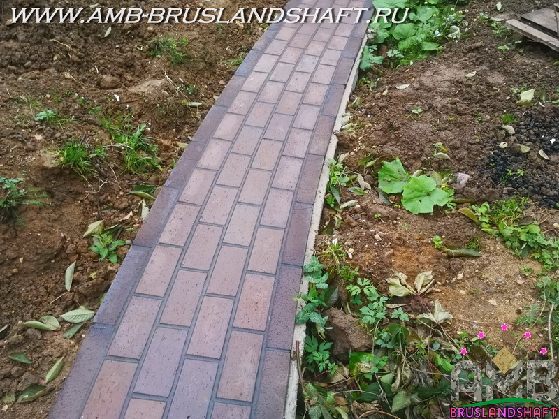 Укладка стандартного мощения