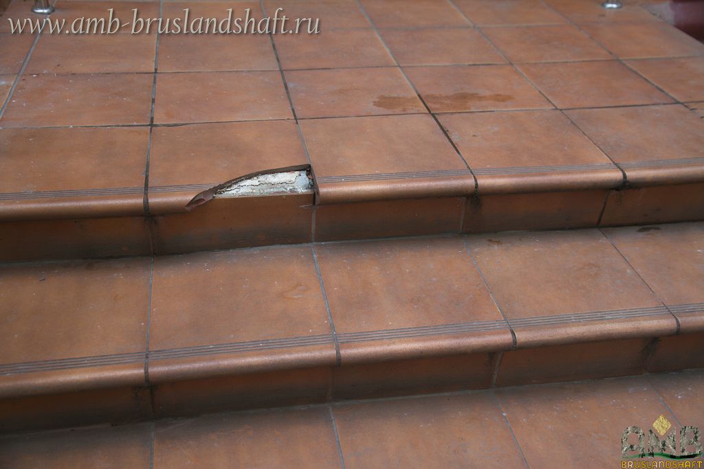 Деформация клинкерных ступеней