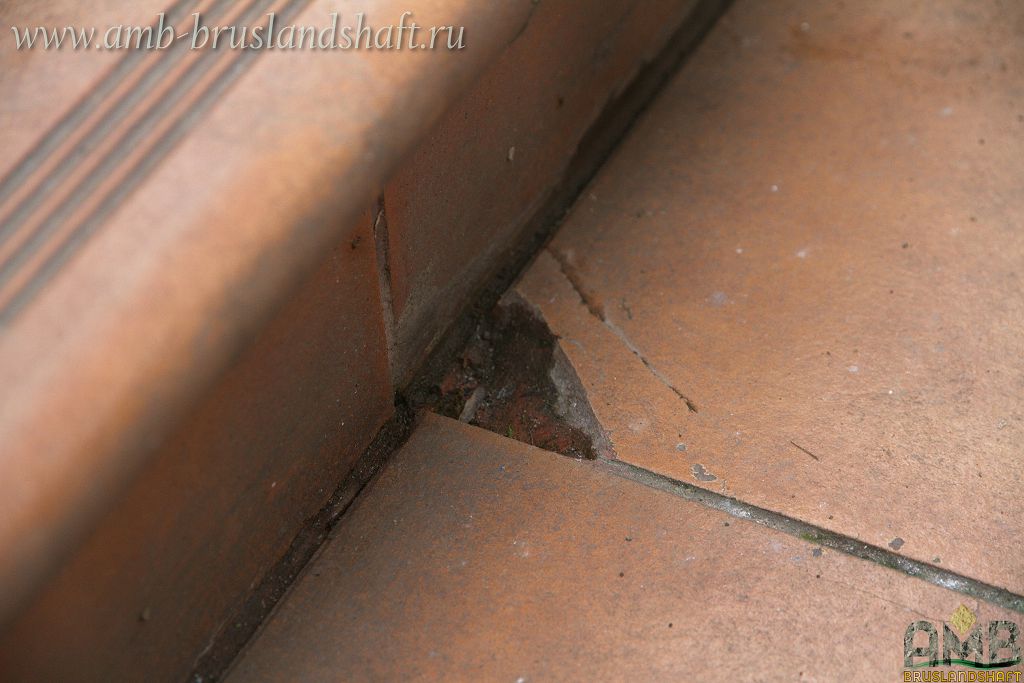 Деформация клинкерных ступеней