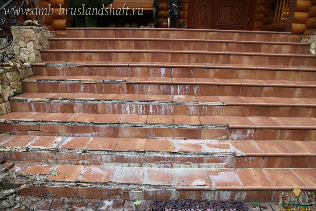 Полная деформация клинкерных ступеней