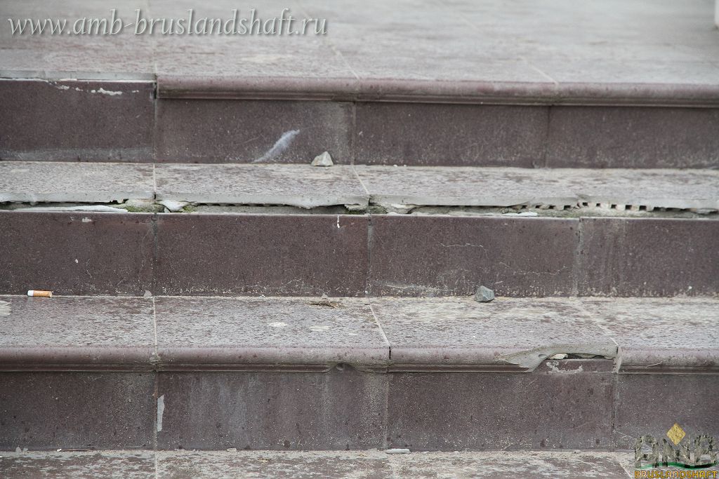 Полная деформация клинкерных ступеней