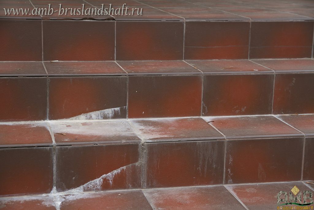 Полная деформация клинкерных ступеней