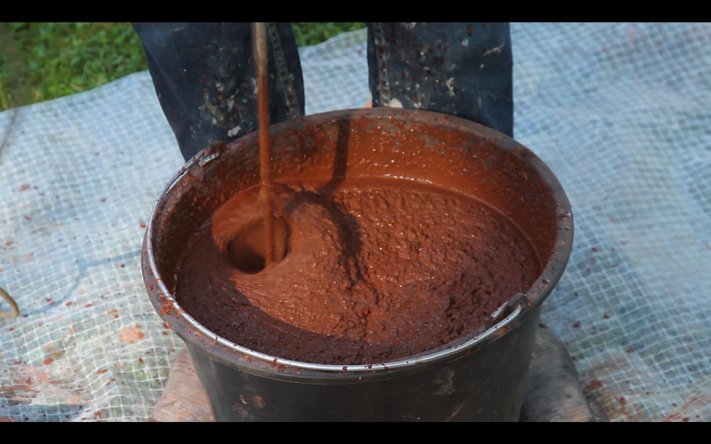 Затирка клинкерной брусчатки