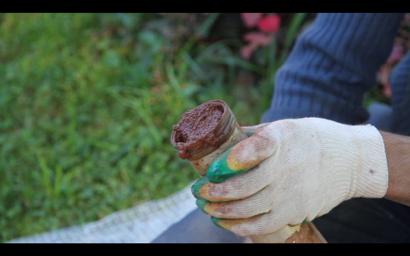 Затирка клинкерной брусчатки