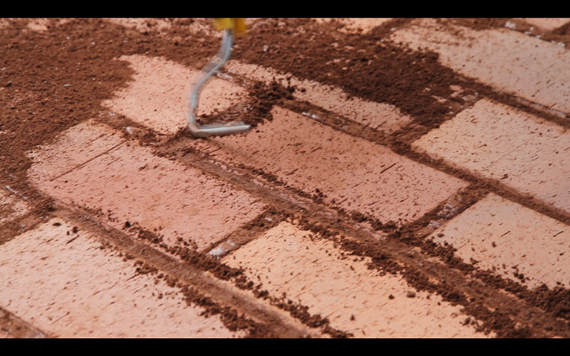 Затирка клинкерной брусчатки